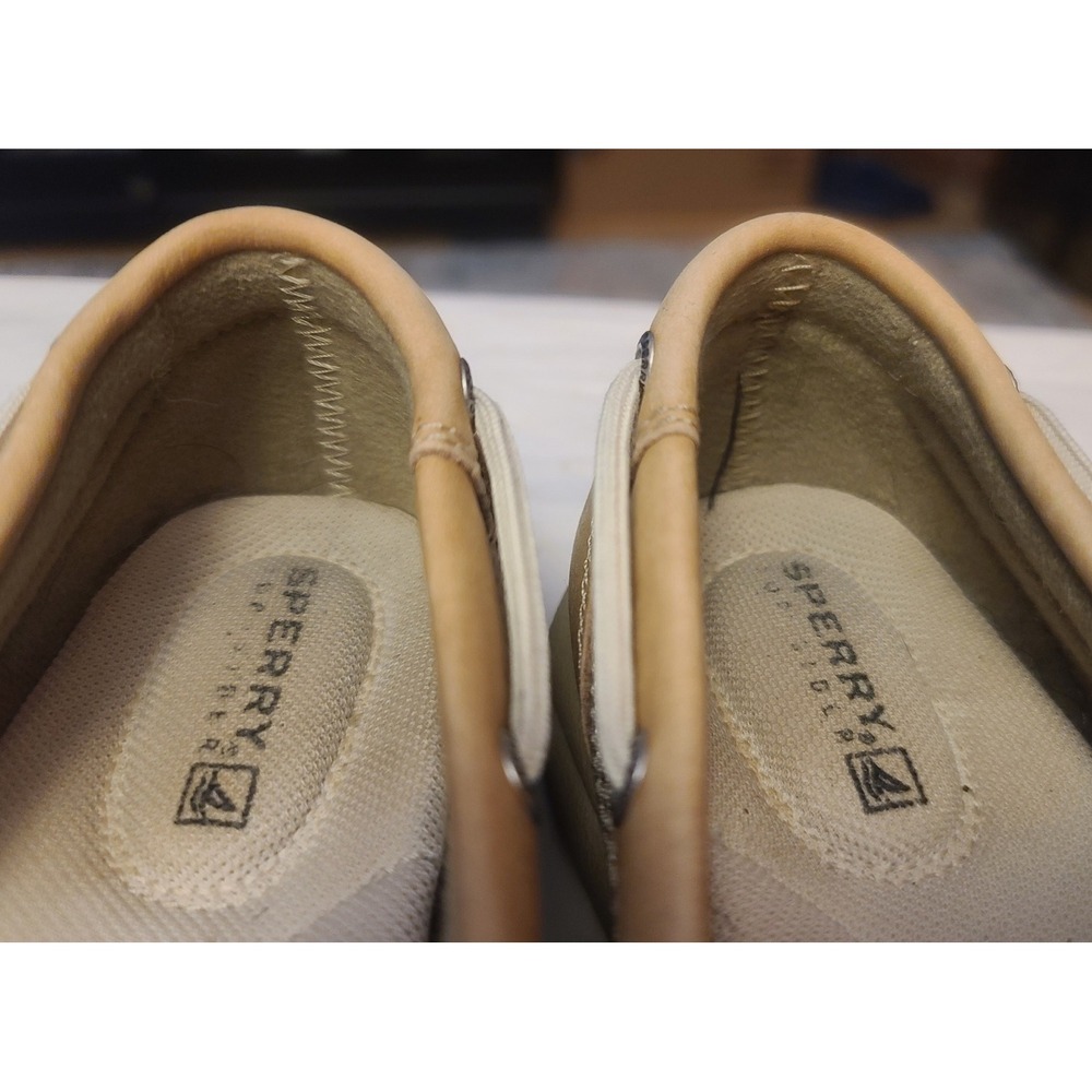 Sperry Top-Sider 6M Boat Shoes Leather Tan Casual Lace Up Deck Shoes 9773581 - Picture 6 of 8
